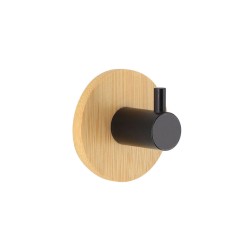 PERCHA SENCILLA SERIE BAMBU/NEGRO