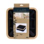 SERIE BAMBU/NEGRO. CESTA PLEG.COMPART.