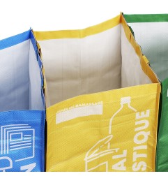 Bolsas reciclaje pack 3 unidades