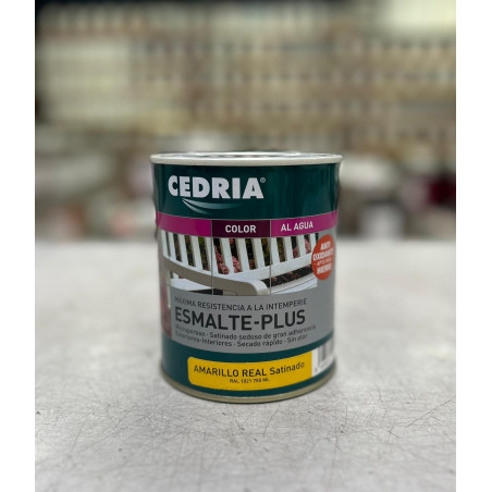 CEDRIA ESMALTE PLUS AMARILLO REAL 750ML