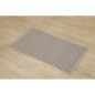 ALFOMBRA ALGODON TRENZADO 50X90CM. TOPO