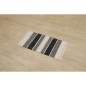 ALFOMBRA LOUXOR ALGODÓN/FIBRA NEGRO/NAT