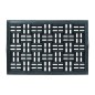 FELPUDO DYNAMIC 100% CAUCHO 40X60CM.