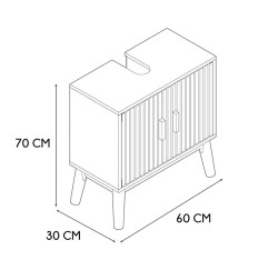 MUEBLE LAVABO KLAUS 60X30X70