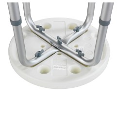 Taburete baño altura regulable WENKO