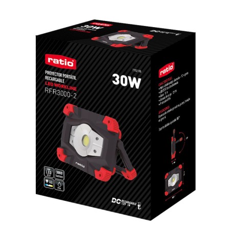 FOCO PROYEC LED COB CARGA USB 3000LM 30W