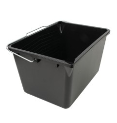 CUBETA PLÁSTICO NEGRA 12L CON ASA
