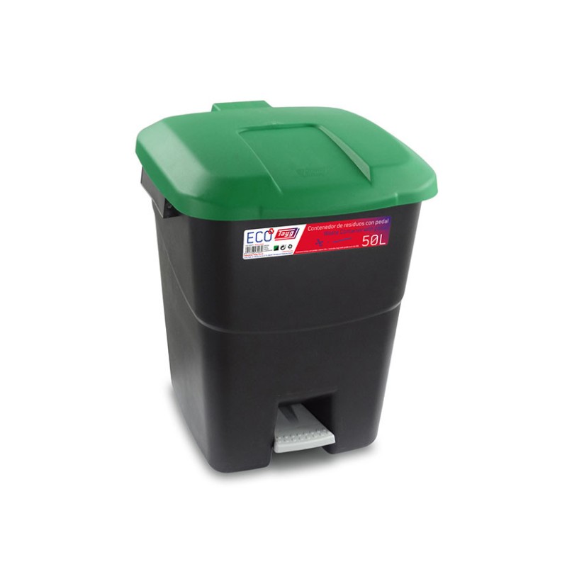 Cubo comunal con pedal Eco 50 litros