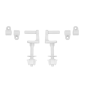 CONJUNTO BISAGRAS NYLON ASIENTO VICTORIA