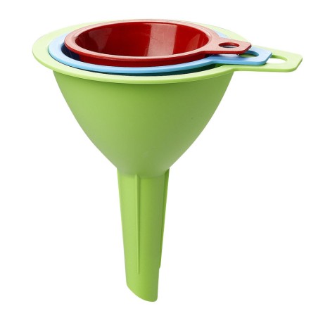 EMBUDO PLASTICO SET 3 UNI. 6,5-8-9,5CM