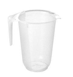 JARRA GRADUADA PLASTICO 1LT
