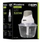 PICADORA CON RECIPIENTE DE CRISTAL 320W EDM