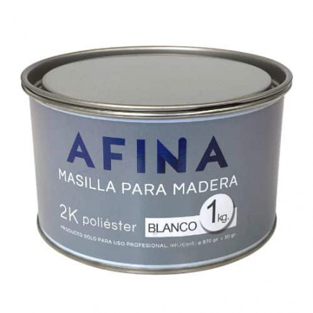 MASILLA AFINA RESTORE 2K POLIESTER BLANCA 1KG