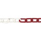 CADENA PLAST.8MM.ROJO/BLANCO 25M. EHS