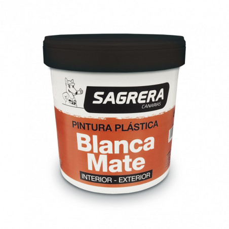 PINTURA PLÁSTICA BLANCO MATE SAGRERA