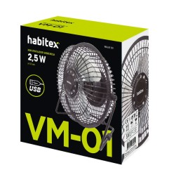 MINI VENTILADOR MESA USB HABITEX VM01