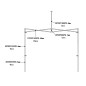 CARPA 3X3X3,20M PLEGABLE BLANCA