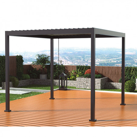 PÉRGOLA ALUMINIO CLIMÁTICA 294X294X235CM