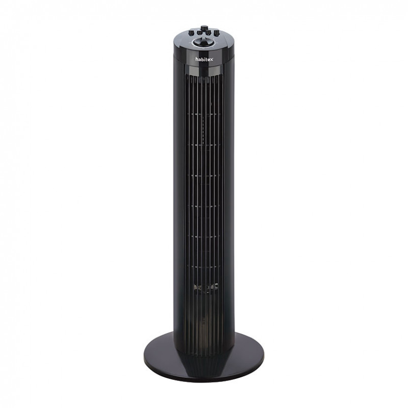 VENTILADOR TORRE HABITEX 29" NEGRO