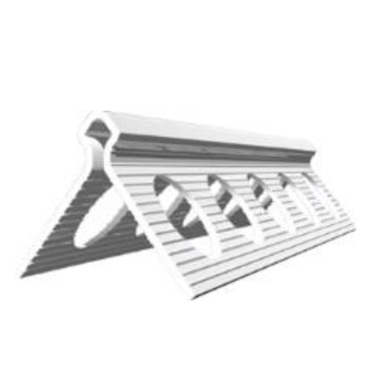 GUARDAVIVO PVC BLANCO 2.5M.50 UDS.