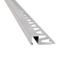PERFIL ALUMINIO BRILLO RECTANG 10MM 2.5M