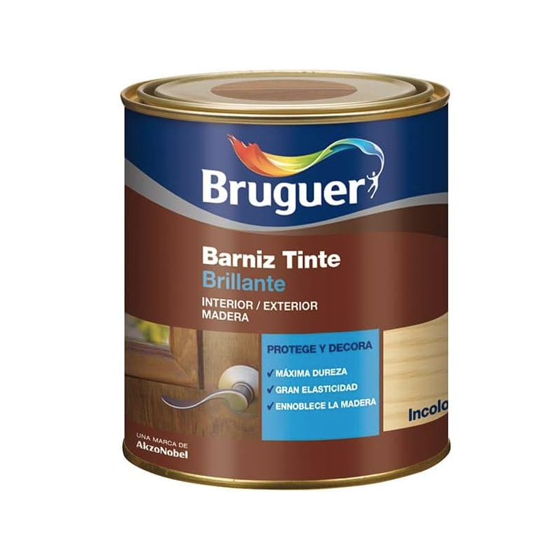 BARNIZ INCOLORO BRILLANTE BRUGUER 4L