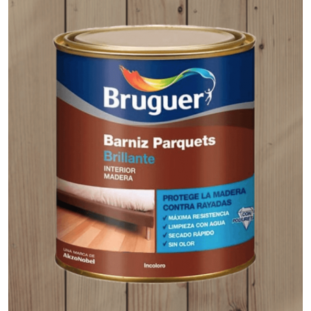 BARNIZ PARQUET INCOLORO BRILLANTE BRUGUER 4L