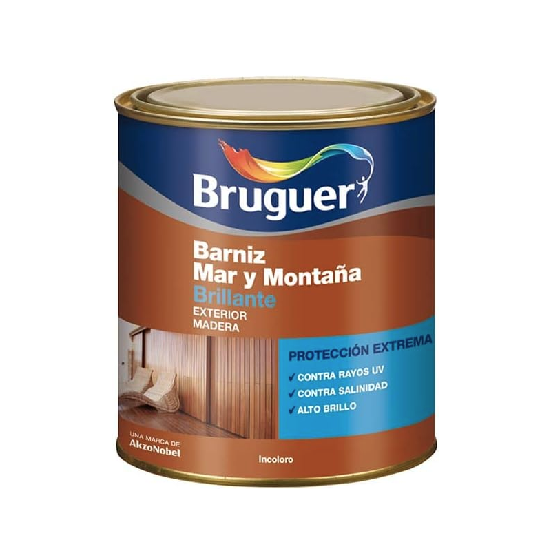 BARNIZ MAR Y MONTAÑA BRILLANTE BRUGUER 750ML