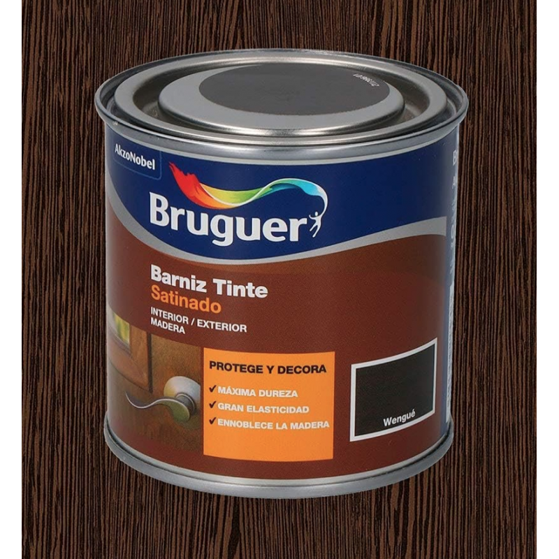 BARNIZ TINTE SATINADO WENGUE BRUGUER 750ML