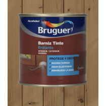 BARNIZ TINTE BRILLANTE ROBLE BRUGUER 750ML