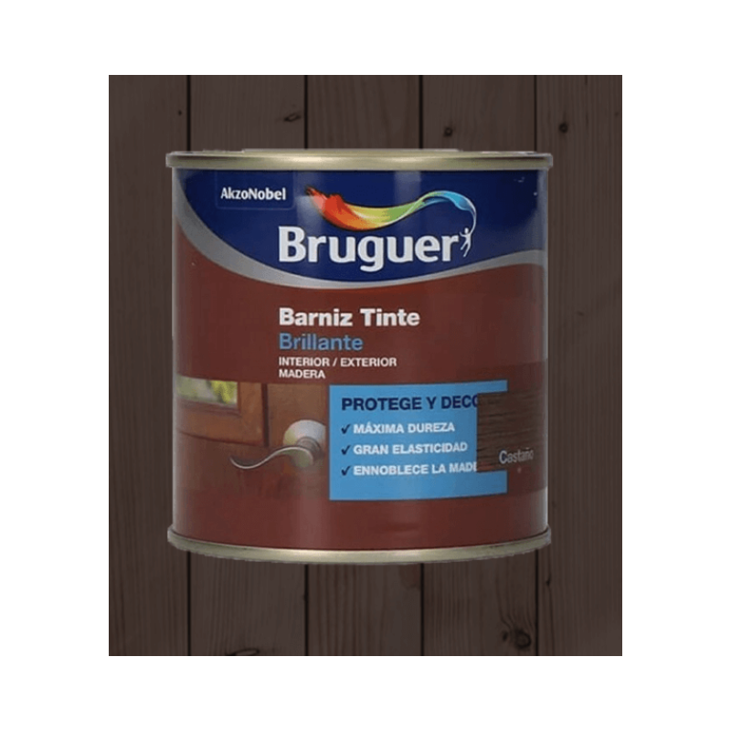 BARNIZ TINTE BRILLANTE WENGUE BRUGUER 750ML