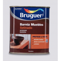 BARNIZ MUEBLES SATINADO INCOLORO BRUGUER 4L