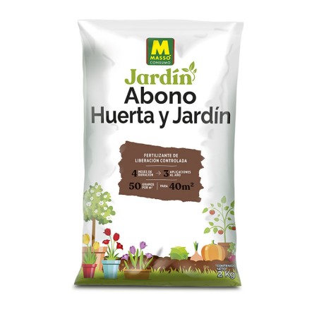 ABONO HUERTA Y JARDIN BOLSA 2KG