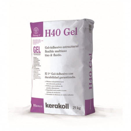 CEMENTO COLA H40 GEL GRIS 25KG