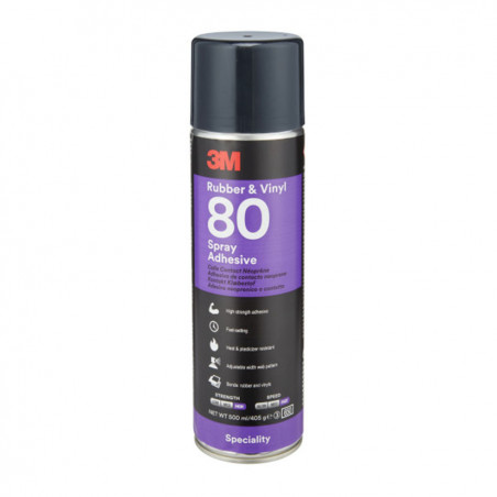 ADHESIVO SPRAY CAUCHO Y VINILO 80 3M 500ML