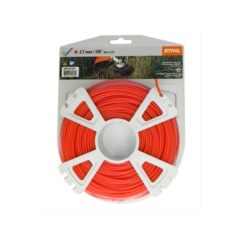 BLISTER HILO NYLON 2,7MM 65M REDONDO