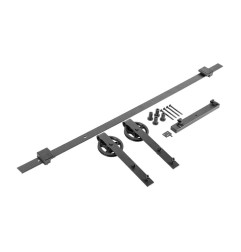 KIT PUERTA CORREDERA NEGRO MATE 2M GTV