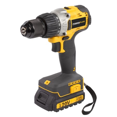 ATORNILLADOR PERCUTOR POWERPLUS POWX00450 20V 2X2AH