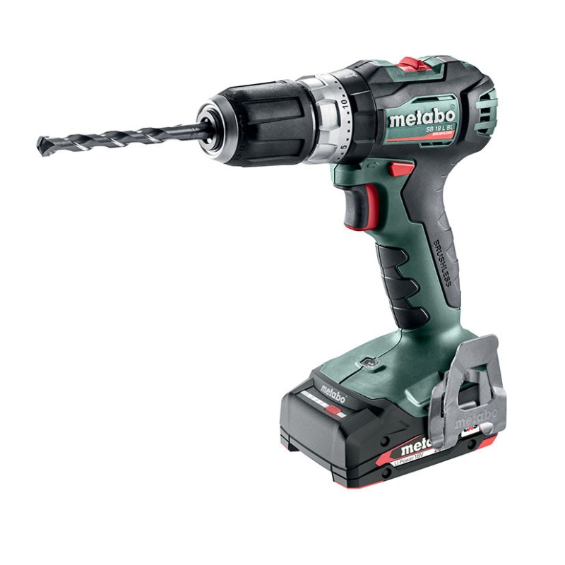TALADRO PERCUTOR METABO SB 18 LBL 18V 2X2.0AH