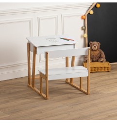 PUPITRE INFANTIL MADERA BLANCO