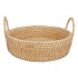 BANDEJA CHAKA RATTAN 35X9 CM. CON ASAS