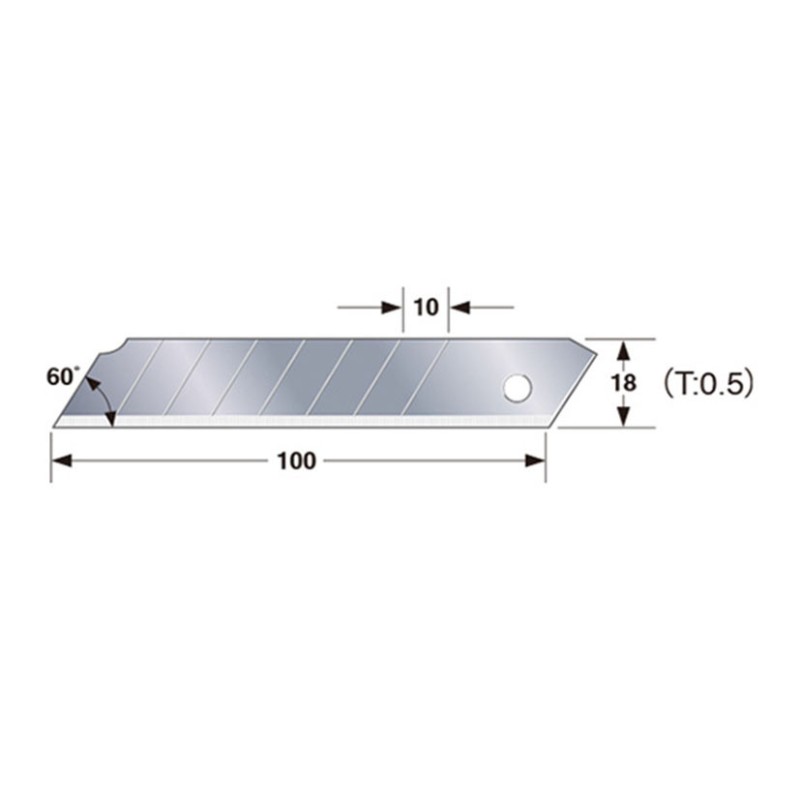CUCHILLA LCB-50 10 UDS. TAJIMA