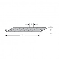 CUCHILLA LC-390 9MM 10 UDS. TAJIMA