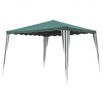 CARPA DESMONTABLE VERDE Y BLANCO 3X3XH2,45M