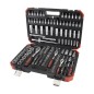 MALETIN HERRAMIENTAS 171 PIEZAS 1/4" 3/8" 1/2"CR-V RATIO