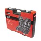 MALETIN HERRAMIENTAS 171 PIEZAS 1/4" 3/8" 1/2"CR-V RATIO