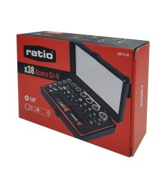 ESTUCHE 38 PCS CARRACA-MINI CR-V RATIO