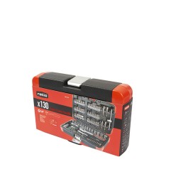 ESTUCHE VASOS Y PUNTAS 130 PIEZAS CR-V RATIO