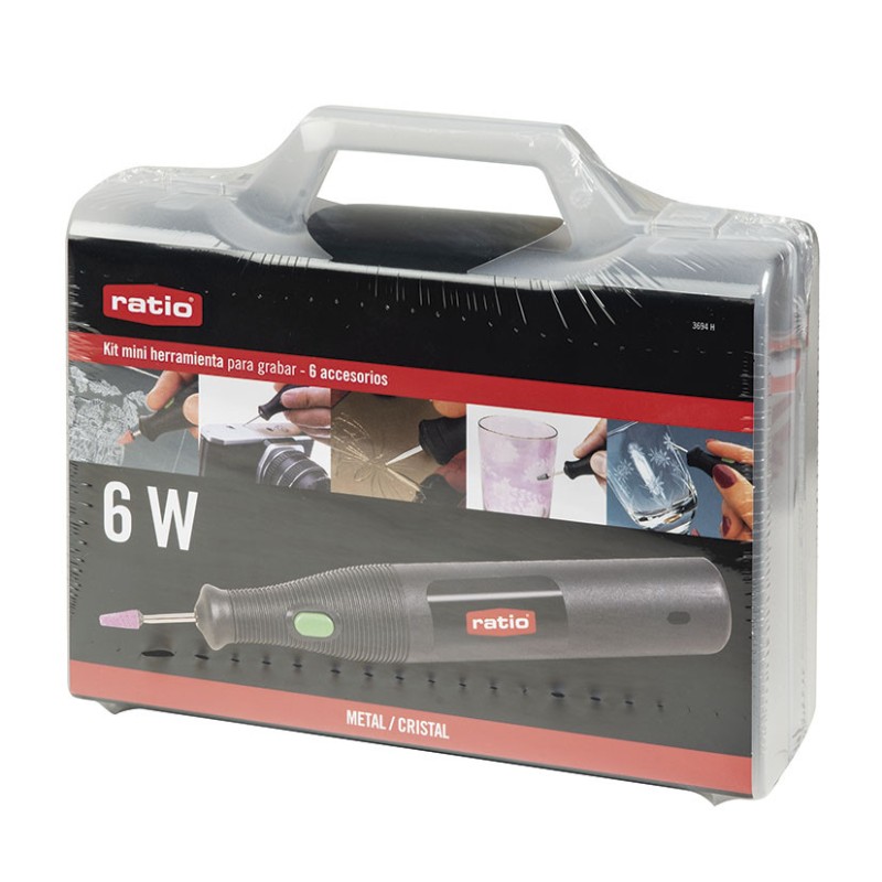 KIT MINI-HERRAMIENTA PARA GRABAR 6W + ACCESORIOS KIT MINI-HERRAMIENTA PARA GRABAR 6W + ACCESORIOS