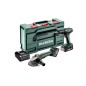 ATORNILLADOR PERCUTOR + AMOLADORA METABO 2.4.4 18V 2AH/4AH